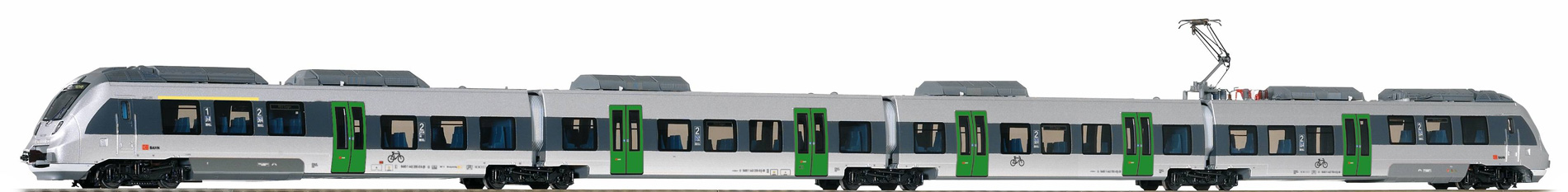 Piko 40208: Automotrice électrique BR 442 Talent 2 VBB DB AG Ep.VI 3 pièces 1:160 Piko 40208: Automotrice électrique BR 442 Talent 2 VBB DB AG Ep.VI 3 pièces 1:160