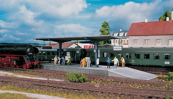 Piko H0 61821 H0 Platform Burgstei