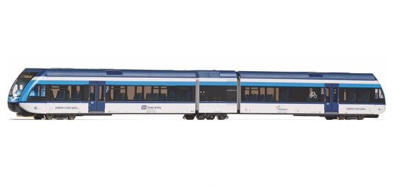 Piko H0 Dieseltriebwagen BR 646 Stadler - Gleichstrom (DC), Epoche VI, Rot, Länge 444 Mm