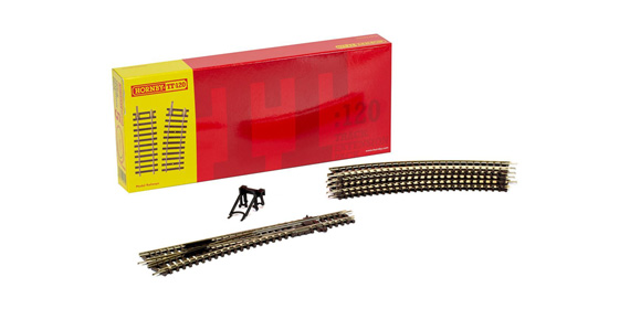 Pack De Voies Hornby TT8030 Pour Trains Miniatures échelle 1:120 – 8 Pièces Pour Agrandir Votre Réseau