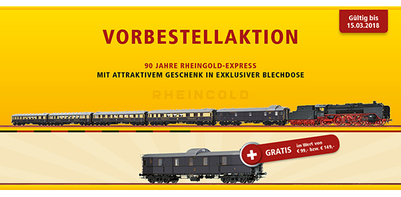 Brawa B1802 Rheingold-Express Zugset H0 Modellbahn Katalog