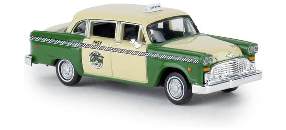 Miniature Brekina Checker Cab Detroit N°58937 - Échelle 1:87 - Modèle Réduit Camion Remorque - Neuf